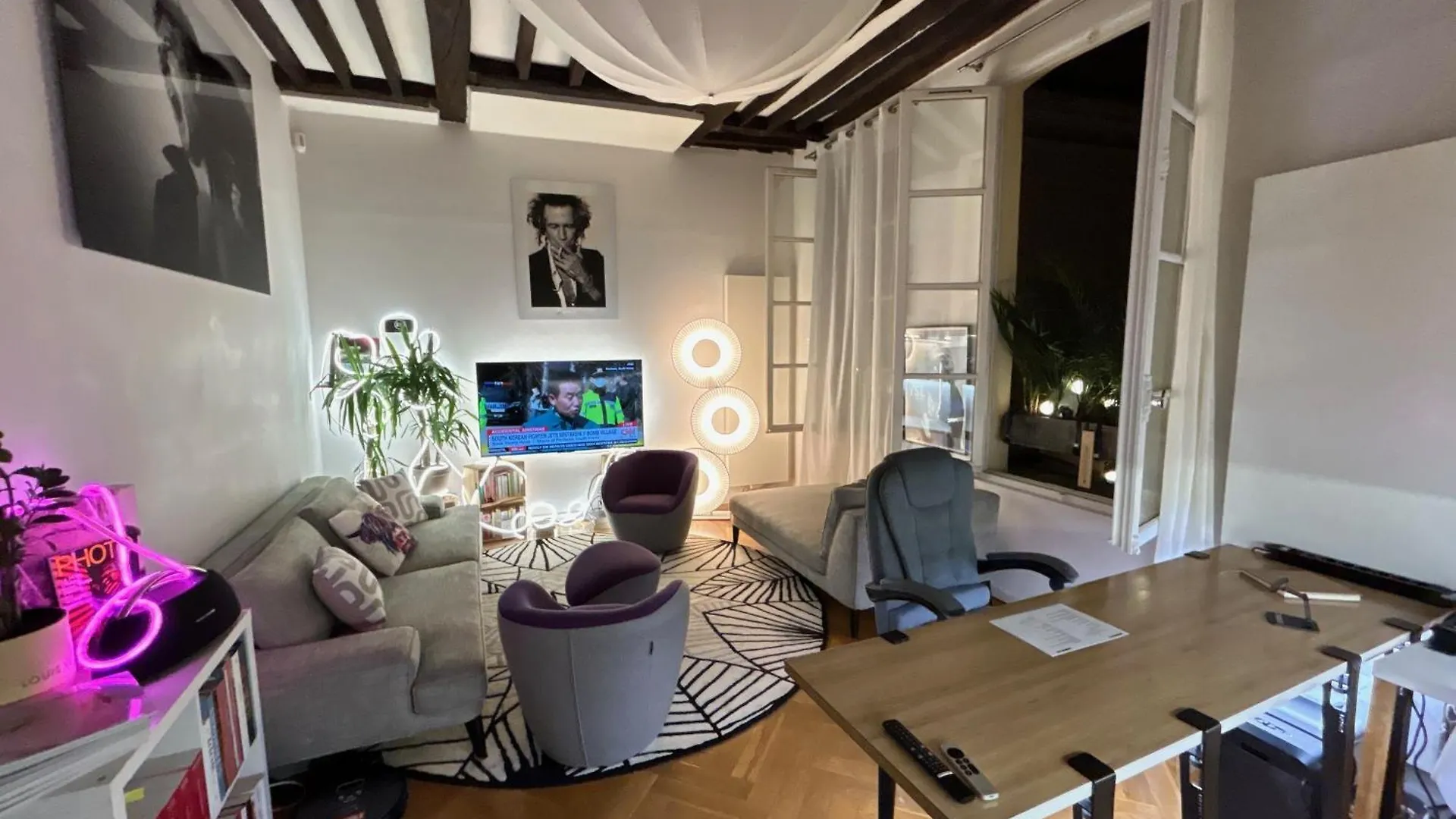 Superbe Et Inoubliable Appart Le Marais Paris Lägenhet